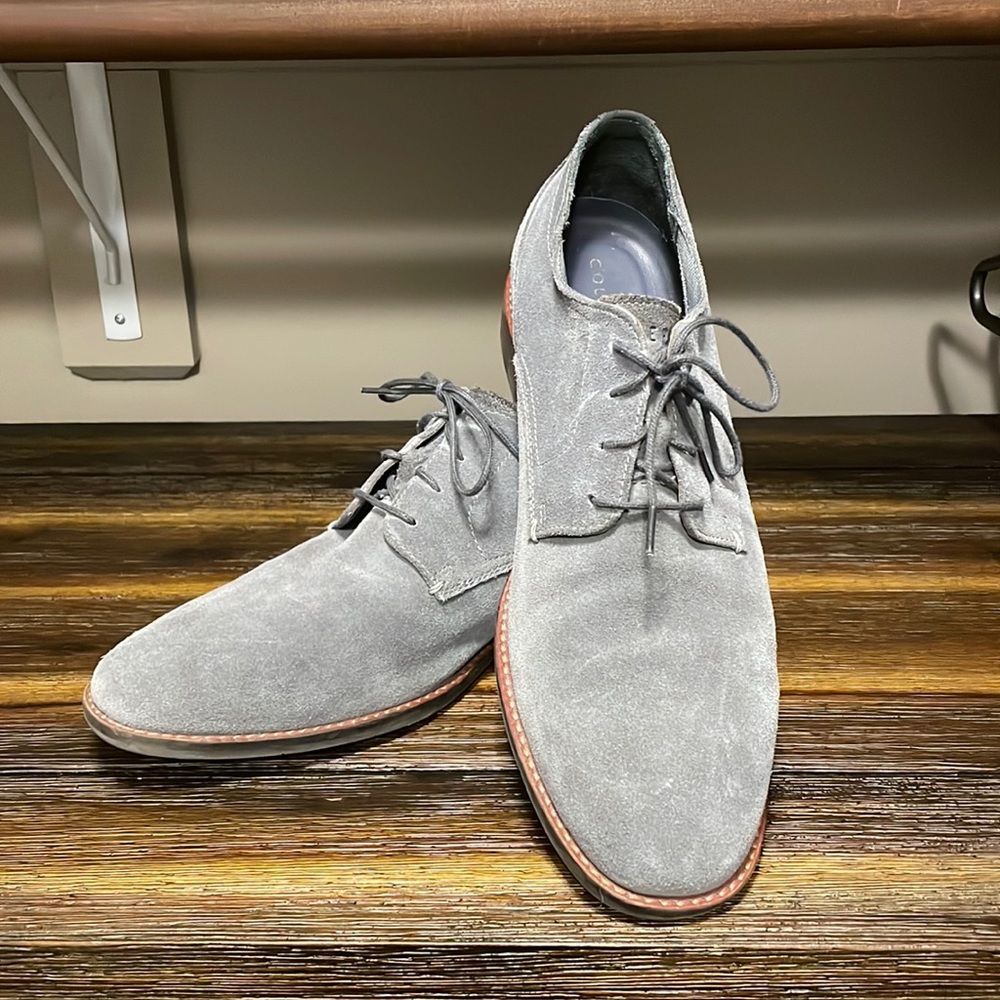 Cole Haan- Grey Suede Dress Shoes - 11.5